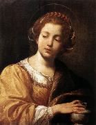 Simon Vouet St Catherine oil on canvas